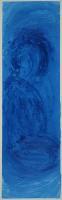 Monlam Blue Monlam Azul - Acrylic Paintings - By Losang Monlam, Abstract Painting Artist