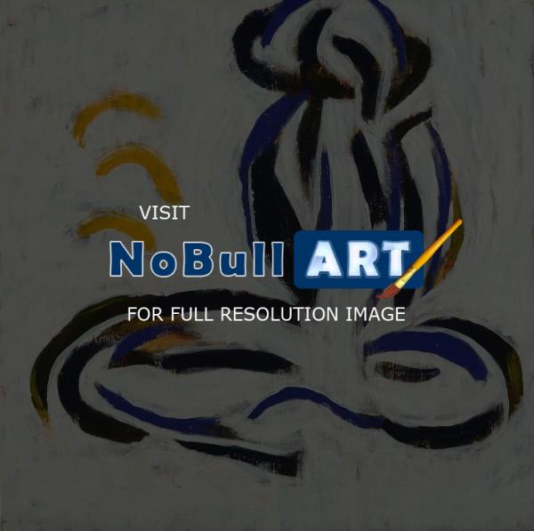 Paintings From 2010 - Blue Buddha One - Acrylic