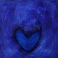 Angel Blue Angel Azul - Acrylic Paintings - By Losang Monlam, Abstract Painting Artist