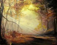 Autumn - Early In The Morning - Oil On Canvas