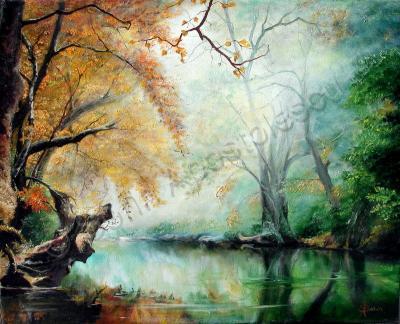 Autumn - Abyss - Oil On Canvas