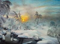 Winter - After Storm - Oil On Canvas