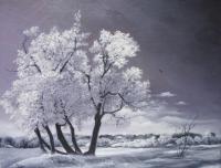 Winter - Freeze - Oil On Canvas