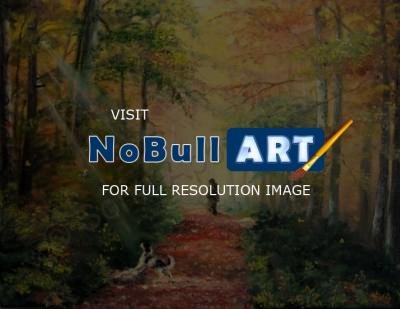 Autumn - Invitation To Wolk - Oil On Canvas