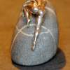 Creep-2 - Silver Figurine Sculptures - By John Biro, Sculpture Sculpture Artist