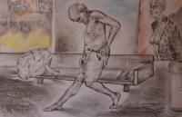 Drawing - Monday At Bronx - Pencil