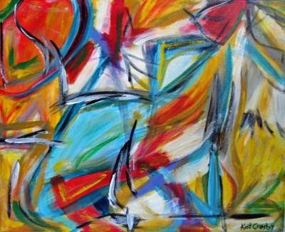 Abstracts - Breakthrough - Acrylic On Canvas