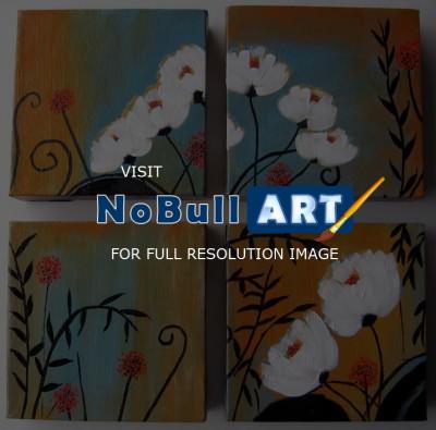 Non-Abstracts - Asian Garden - Acrylic On Canvas