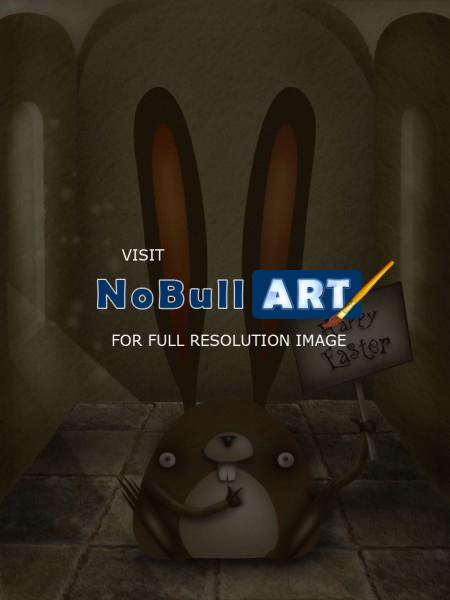 Illustration - Easter Bunny - Digital Art