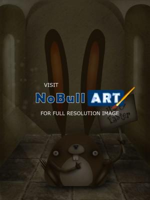 Illustration - Easter Bunny - Digital Art