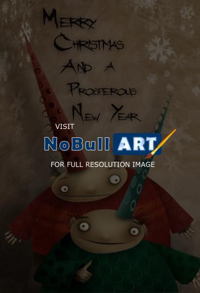Illustration - Happy New Year - Digital Art