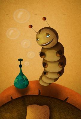 Illustration - Caterpiller - Digital Art