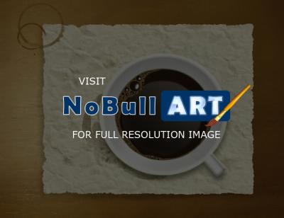 Illustration - Cup Of Coffee - Digital Art