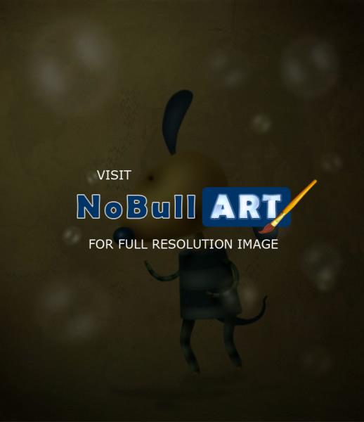 Illustration - Bubble Trouble - Digital Art