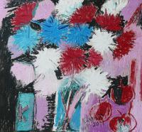 Art-21 - Asters - Oil On  Canvas