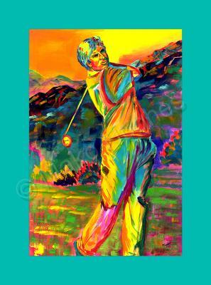 Golfers - Freddie - Watercolor