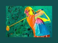 Golfers - Rickie Fowler - Watercolor