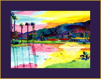 Commissioned Works - Mission Lakes No2 - Watercolor