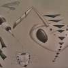 Deconstructed Wasp - Pencilcharcoal Pencil Other - By Dixie Warren, Amateur Other Artist