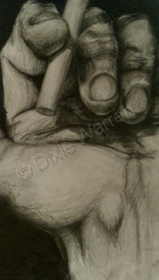 Drawings - Fiend - Pencilcharcoal Pencil