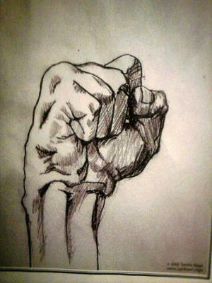 Works 1 - Fist - Graphite