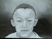 Jordan - Graphite Drawings - By Tashila Hood, Sketches Drawing Artist