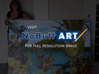 Essence Of New Zealand - New Zealand Rangitoto Island - Acrylic On  Canvas