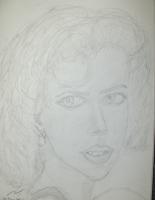 1St Collection - Amy Portrait - Pencil  Paper