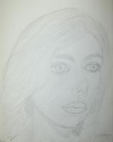 1St Collection - Darlene Portrait - Pencil  Paper