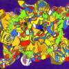 Eradoes II - Color Pencil  Ink Drawings - By Lonzo Lucas II, Abstract Drawing Artist