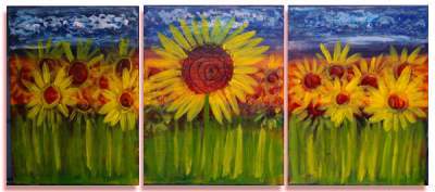 Abstract Floral - The Most Beautiful Sunflower - Acrylic