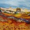 Andalucian Village - Oil Paintings - By Aluitios Vanbear, Impressionist Painting Artist