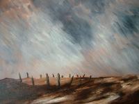 Standing Stones - Oil Paintings - By Aluitios Vanbear, Realistic Painting Artist