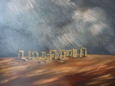 Gallery 1  Landscapes - Stonehenge - Oil