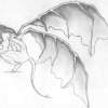Gargoyles Gander - Pencil  Paper Drawings - By Martin Payne, Comic Drawing Artist