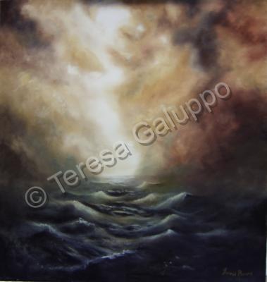 Nature - Stormy Seas - Oil