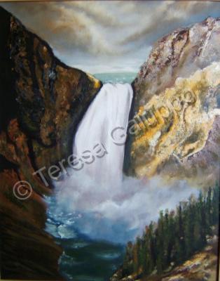 Nature - Waterfall - Acrylic