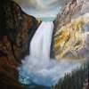 Waterfall - Acrylic Paintings - By Teresa Galuppo, Acrylic On Canvas Painting Artist