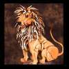 Sun The Lion - Wood Woodwork - By Thomas Thomas, Figuertive Woodwork Artist