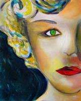 The Gaze - Acrylic Paintings - By Donna Hickerson, Contemporary Painting Artist