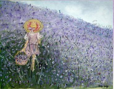 2007 - Purple Field - Canvasoil