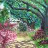 Garden Path - Canvasoil Paintings - By Jill Timmons, Impressionism Painting Artist