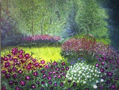 Sold - Gardenscape - Canvas