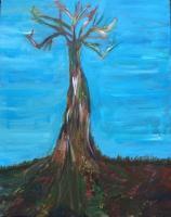Growth - Reach - Acrylic Paint