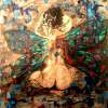 Madame Butterfly - Mixed Media Mixed Media - By Alec Yates, Realism Mixed Media Artist