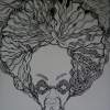 Afro Man - Art Markers Other - By Linda Pruitt, Surrealism Other Artist