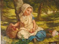 Marina Koloeridi - Apple Girl - Oil