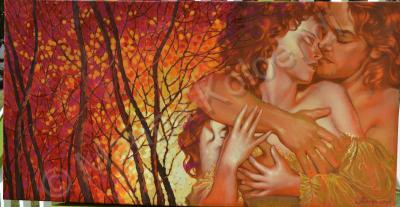 Marina Koloeridi - Autumn Passion - Oil