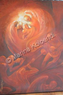 Marina Koloeridi - Heavenly Song - Oil