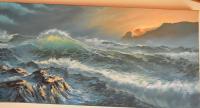 Storming Seas - Oil Paintings - By Marina Koloeridi, Oil Painting Painting Artist